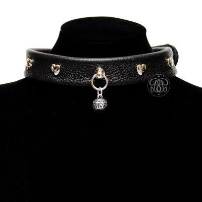 Bell Heart Submissive Collar