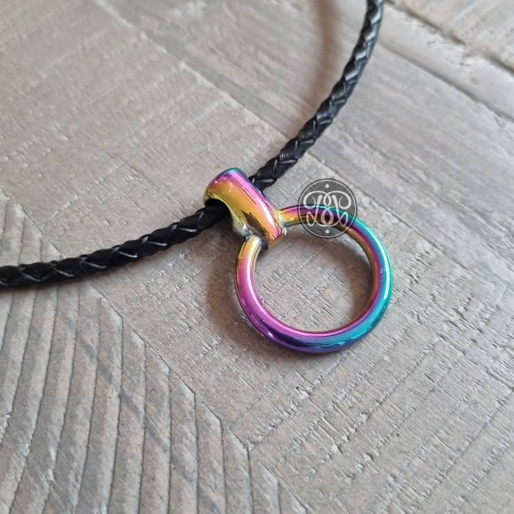 O Ring Pendant - Rainbow