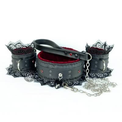 Gothic Collar and Cuff Set