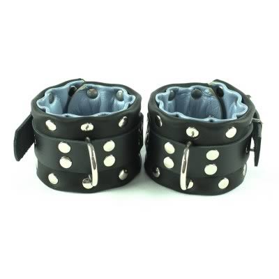 Naughty Boy Leather Bondage Cuffs