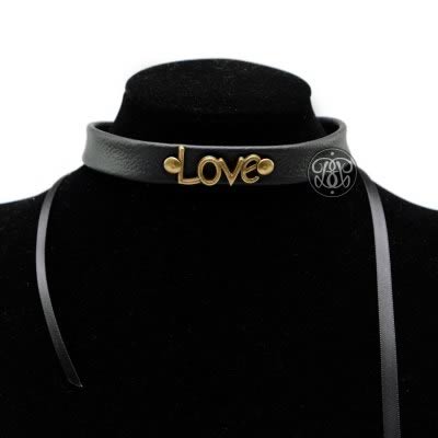 SUB LOVE SUBMISSIVE COLLAR, KITTEN COLLARS, HAND MADE