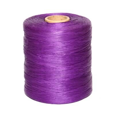 Purple Waxed Polyester Leather Thread