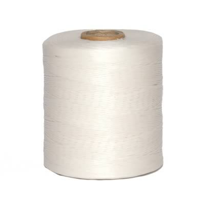 White Waxed Polyester Leather Thread