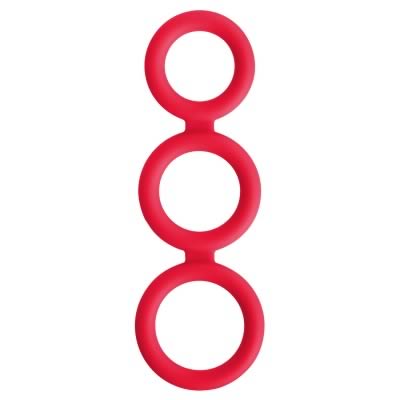 Triad Cock Ring - Red