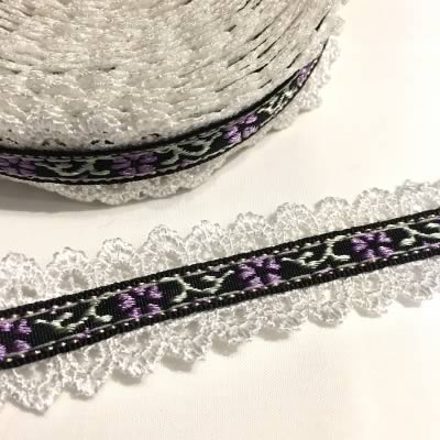 Lace 18 - Purple Trim