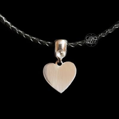 Heart Day Collar Pendant - Silver
