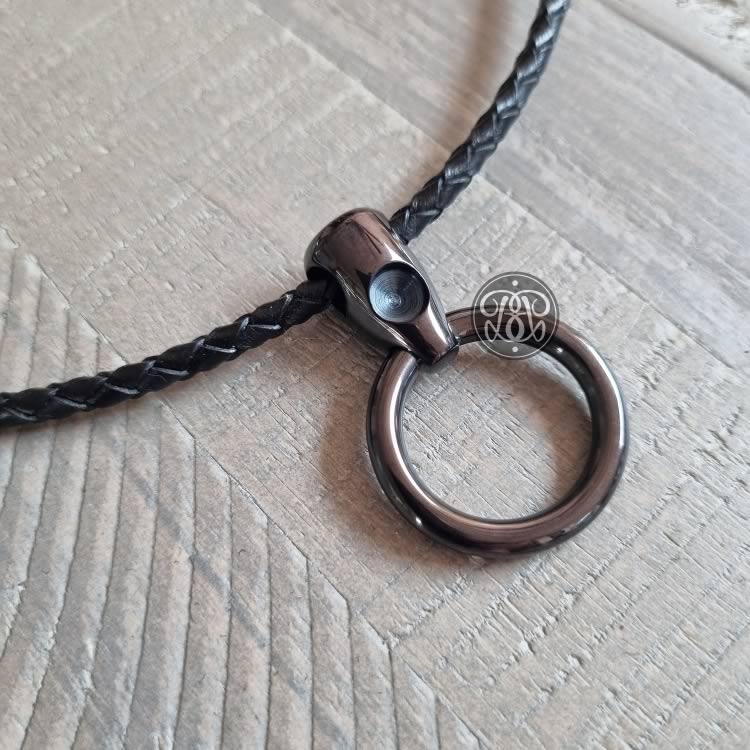 O Ring Pendant - Black