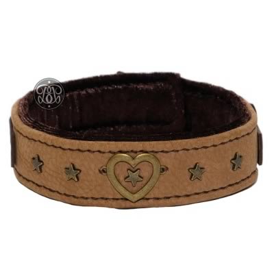 Velvet Heart Suede Submissive Collar