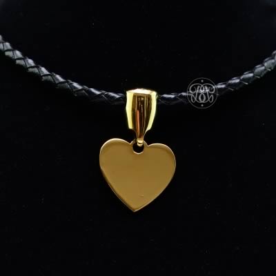Heart Day Collar Pendant - Gold