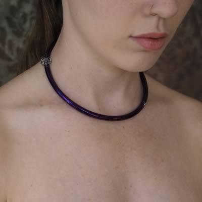 Submissive Day Collar - Petite Purple