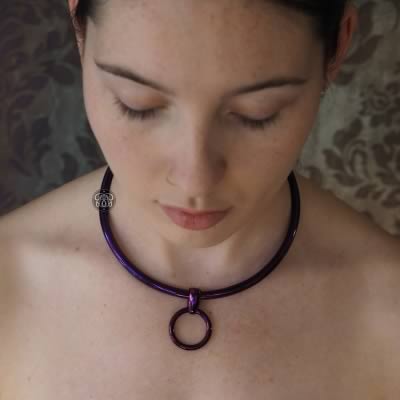 Submissive Day Collar - Petite Purple