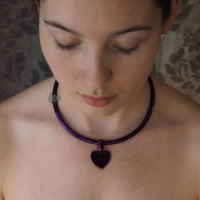 Submissive Day Collar - Petite Purple