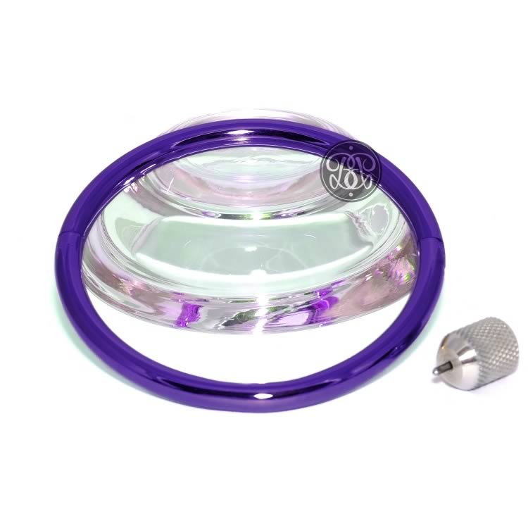 Submissive Locking Bangle - Standard Purple