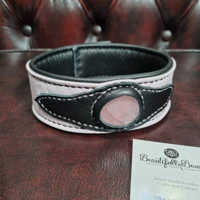 Rose Quartz Submissive Collar