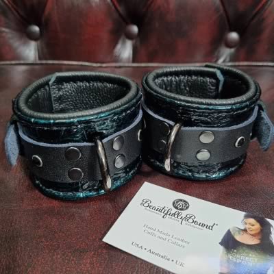 Abyss Leather Bondage Cuffs