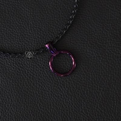 O Ring Day Collar Pendant - Purple