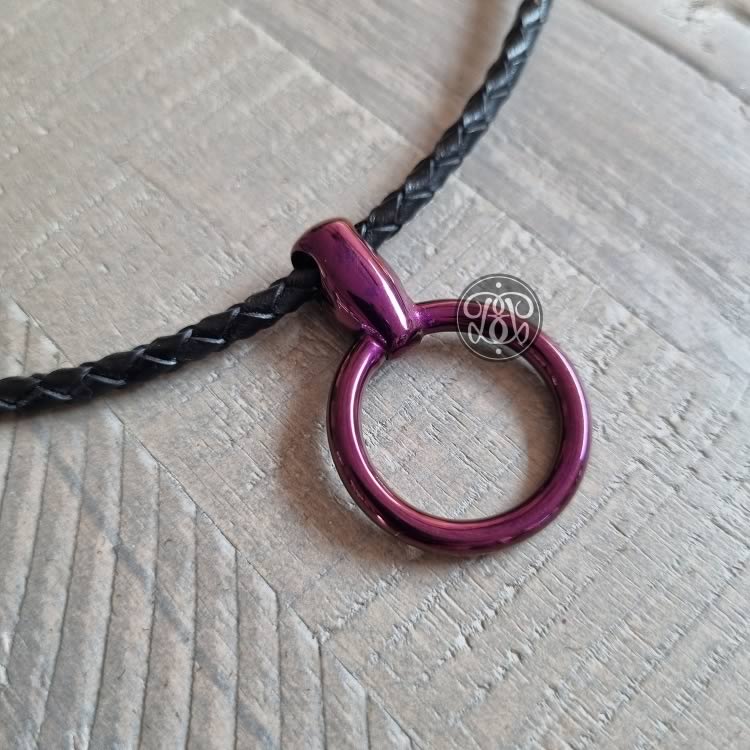 O Ring Pendant - Purple