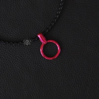 O Ring Day Collar Pendant - Pink