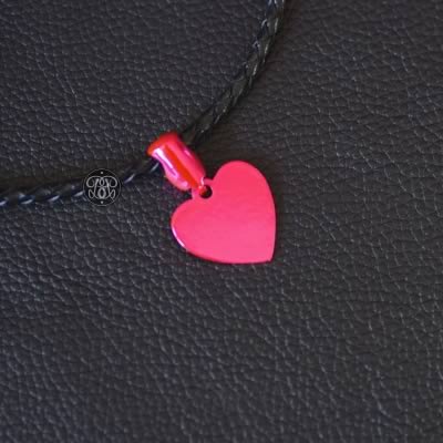 Heart Day Collar Pendant - Pink