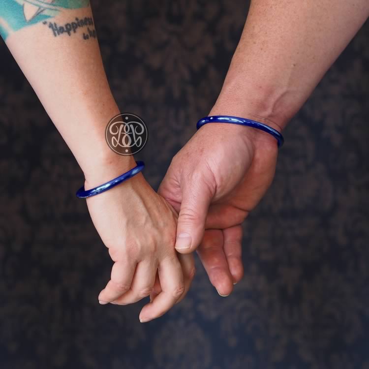 Dominant Submissive Bangles - Blue