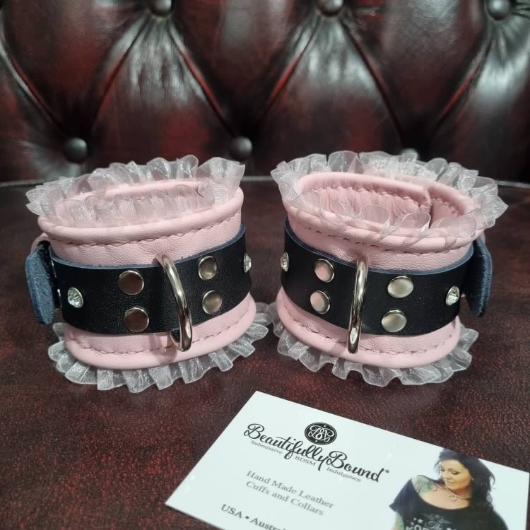 Little Cutie Leather Bondage Cuffs