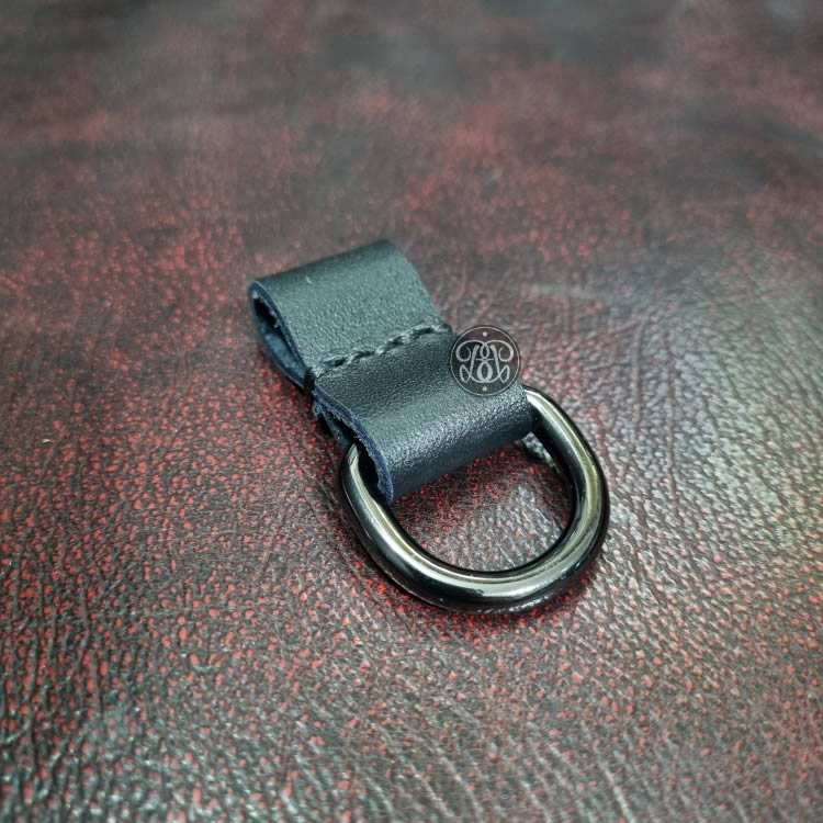 Leather Attachment - Black D Ring