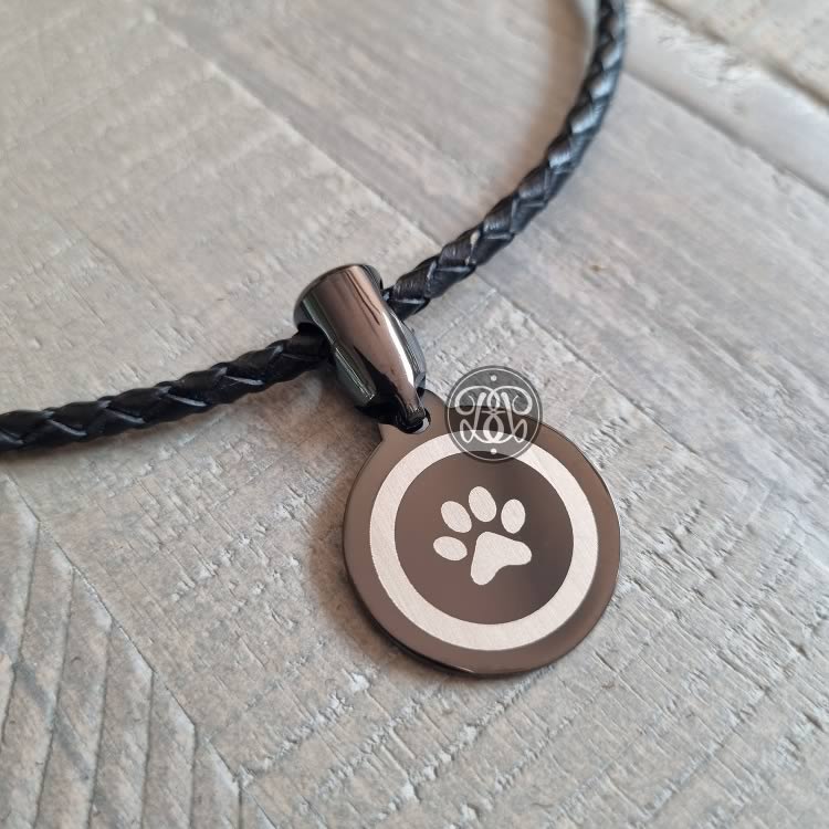 Owned Pet Pendant - Black