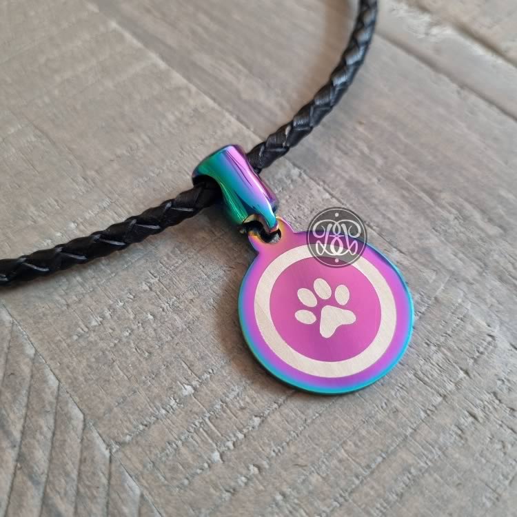 Owned Pet Pendant - Rainbow