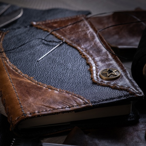 Leather Star Concho Journal