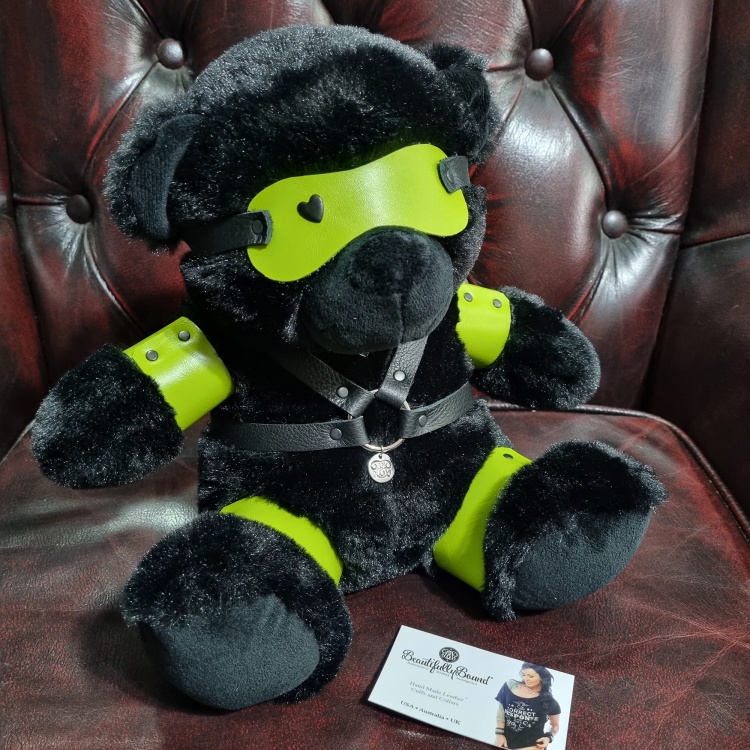 Bondage Bear - Lime Black