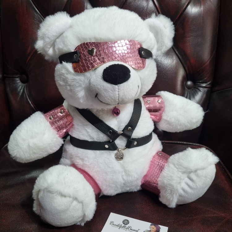 Bondage Bear - Pink White