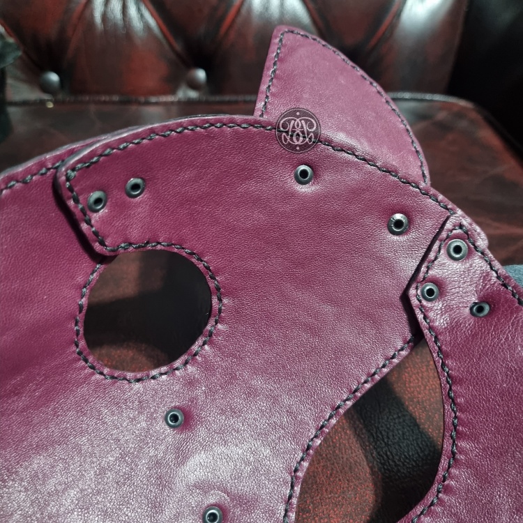 Luxury Handcrafted Kitten Mask Inner Closeup