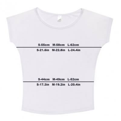 Beautifully Bound T-Shirt Size Chart