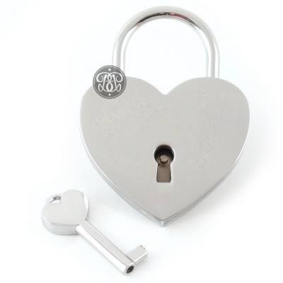 Large Heart Love lock