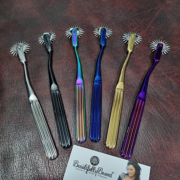 Stainless Steel Wartenberg Wheel - 6 colours