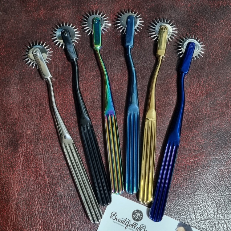 Stainless Steel Wartenberg Wheel - 6 colours
