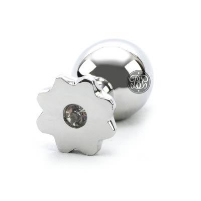 Anal Plug - Stainless steel flower