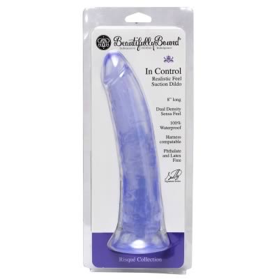 Risqué In Control Dildo - Purple