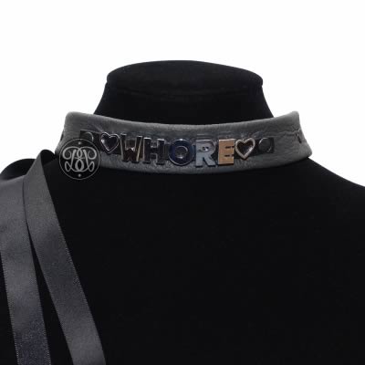 Pretty Whore Submissive Collar