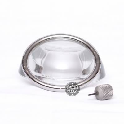 Submissive Locking Bangle - Petite Silver